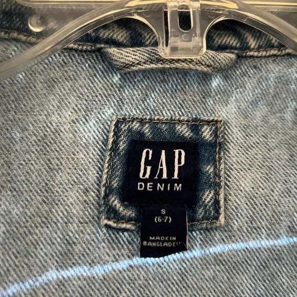 🍦GAP🍦Kids Light Blue Denim Jacket Size 6/7 - Picture 3 of 3